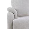 RELAXFÅTÖLJ JOHNSY - ljusgrå/svart, Modern, metall/textil (75/106/91cm) - Mömax