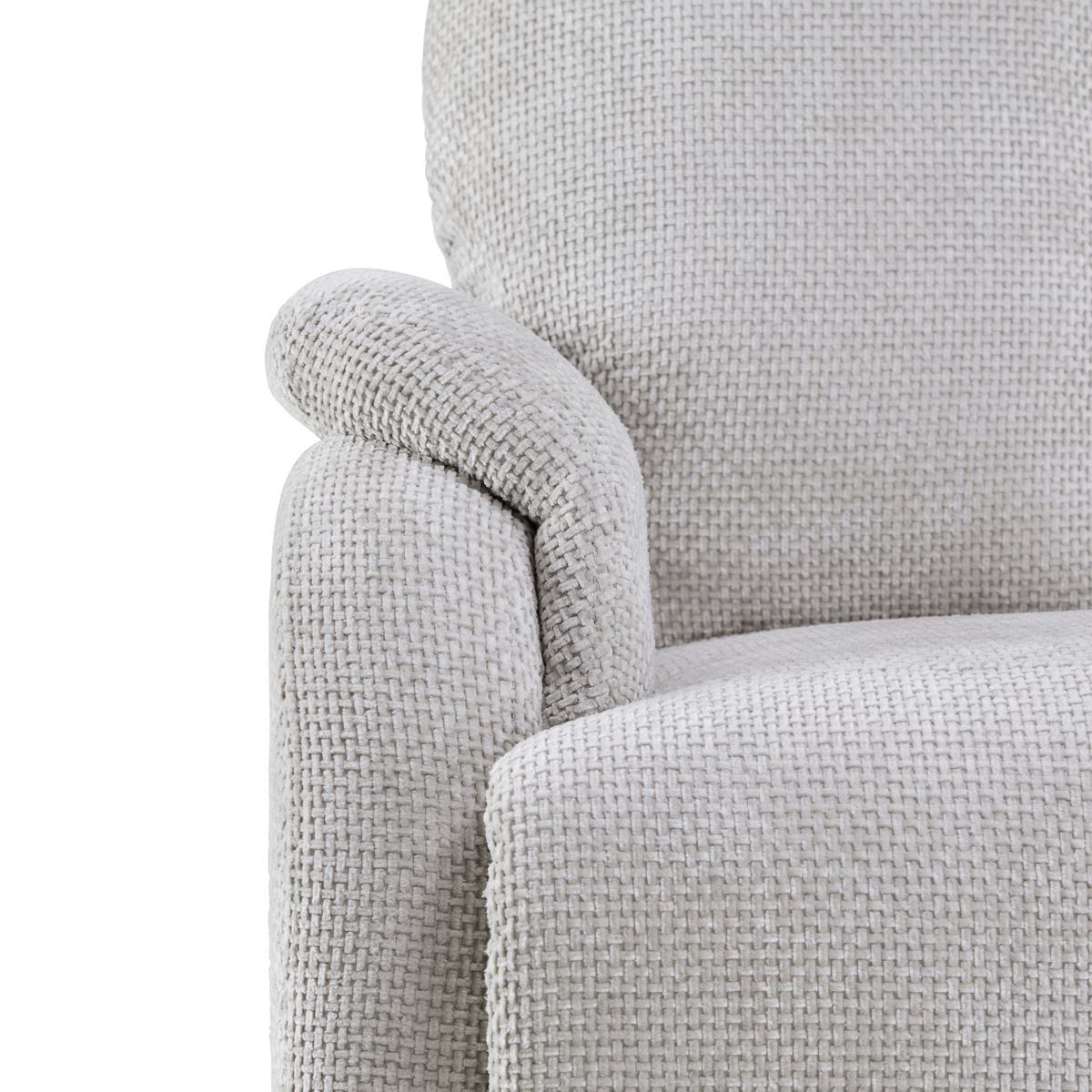 Relaxsessel Johnsy Hellgrau - Hellgrau/Schwarz, MODERN, Textil/Metall (75/106/91cm) - Mömax