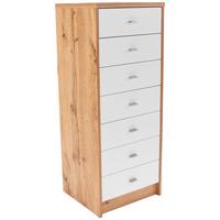 Komoda 4-You New Yuk11 - boja hroma/boja hrasta, Moderno, pločasti materijal/plastika (50/111,4/34,6cm) - Modern Living