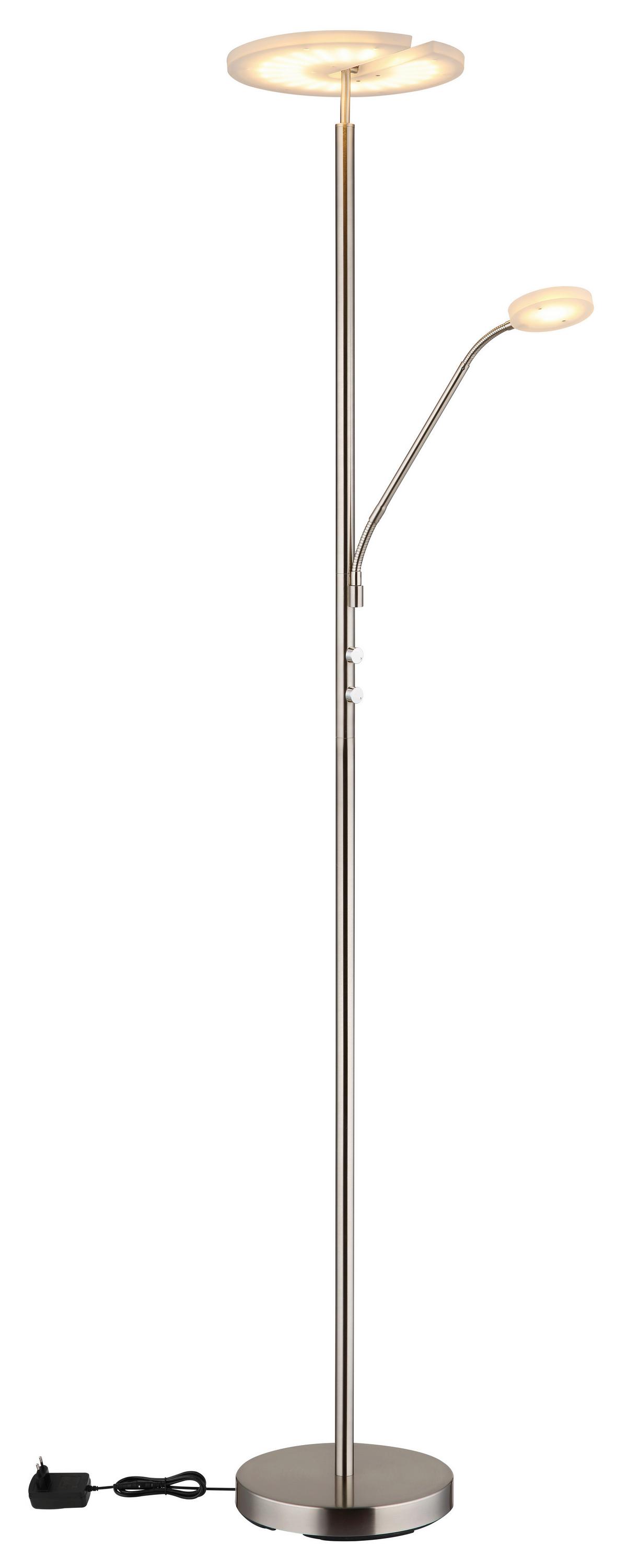 LED-DECKENFLUTER 59093N  STANFORD - Weiss/Schwarz, Design, Kunststoff/Metall (30/180cm) - Globo