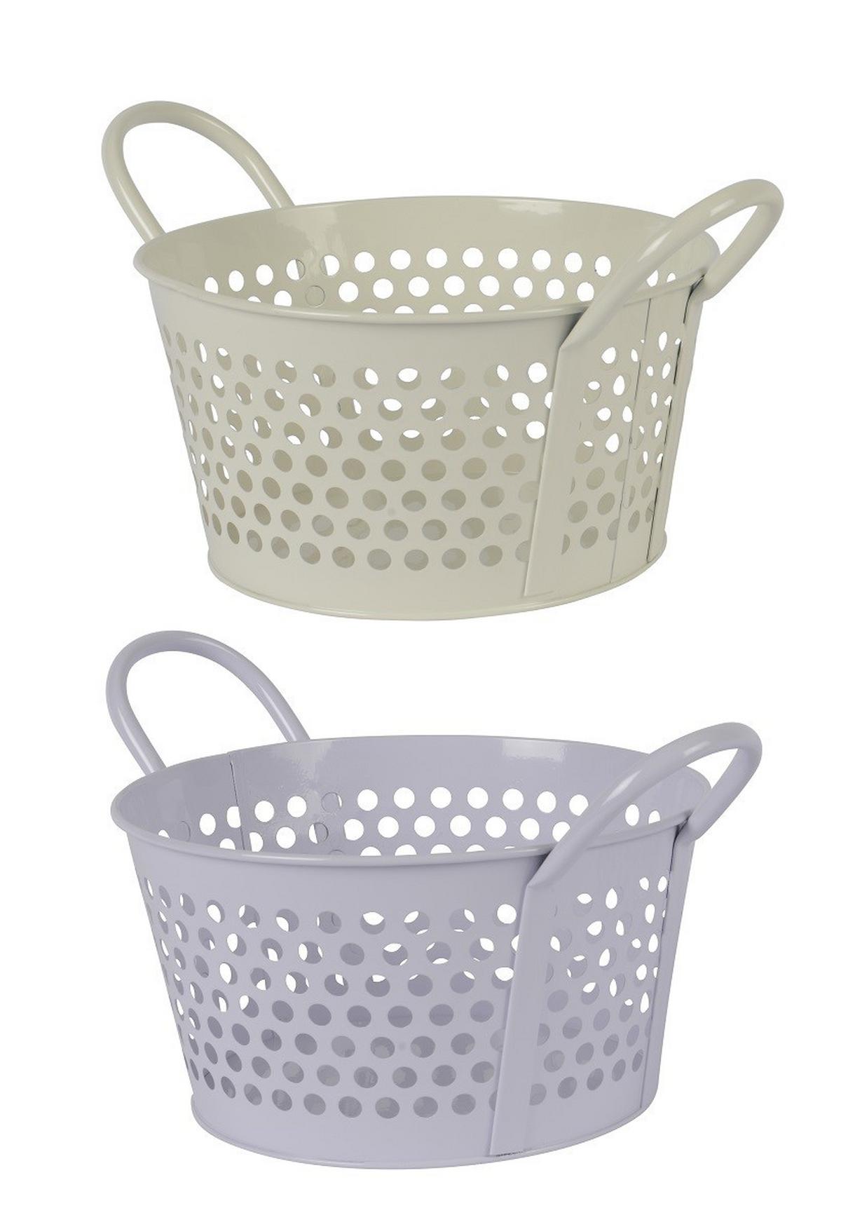 Coș Tia M - Basics, metal (29,5/21/16cm)