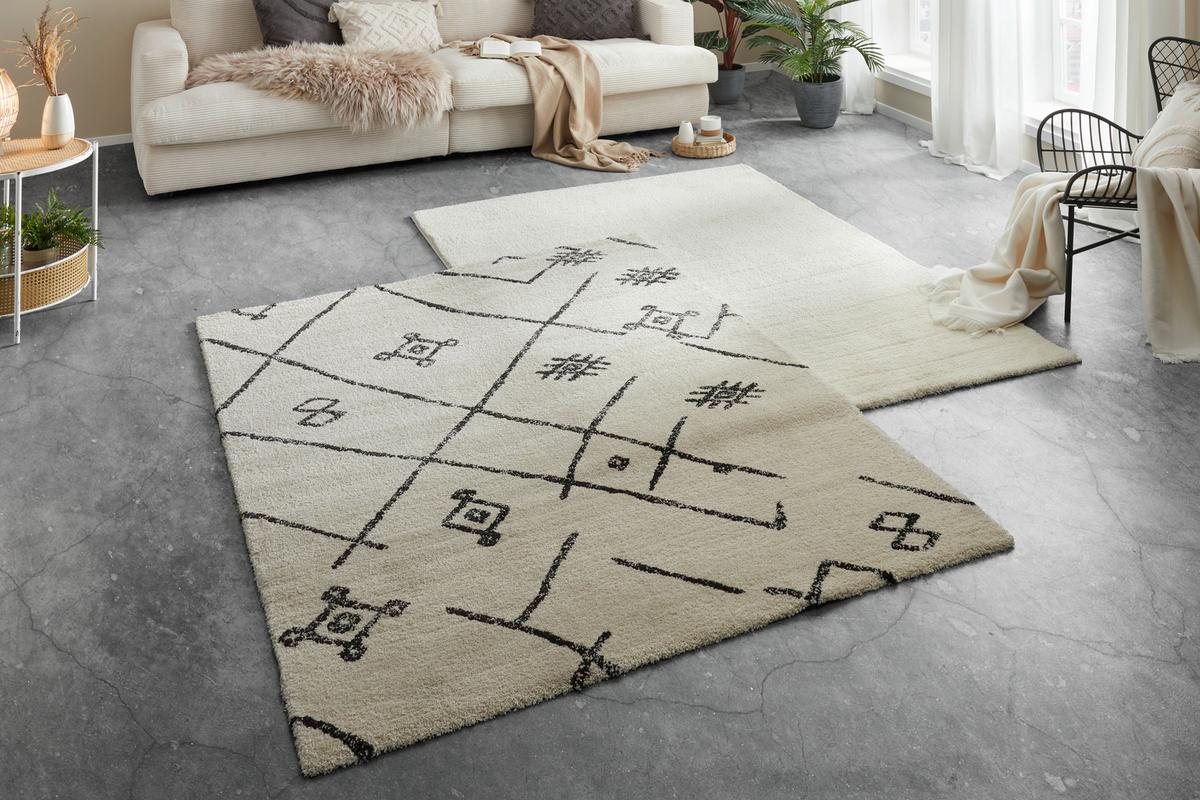 Szőnyeg Stefan 80/150cm - fehér, Modern, textil (80/150cm) - Mömax