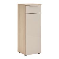 Schranksystem Siena Kaschmir/Eichefarben - Kaschmir/Chromfarben, MODERN, Holzwerkstoff/Metall (40/110/38cm) - Mömax