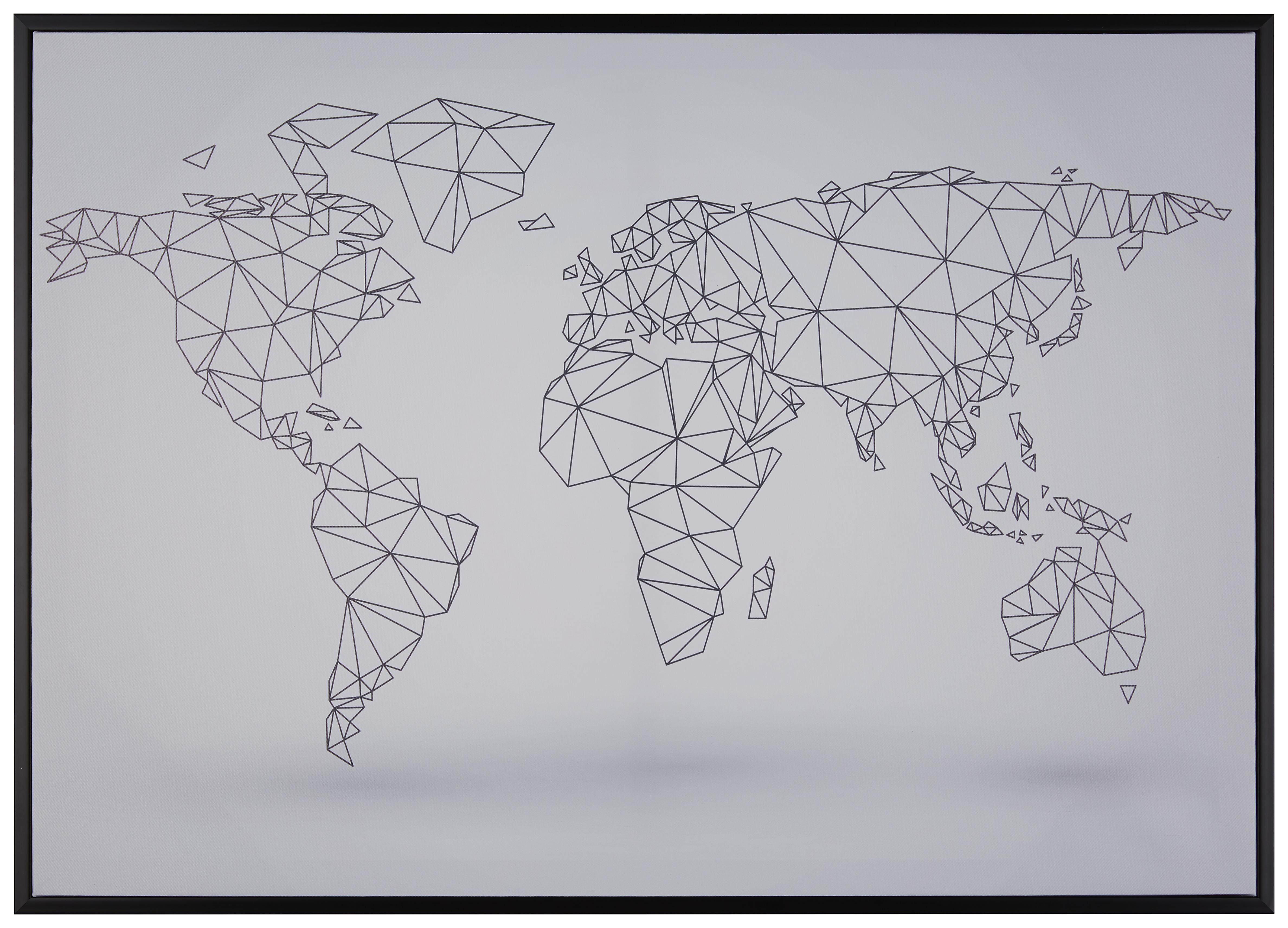 Keilrahmenbild Liam in Schwarz/Weiß - Schwarz/Weiß, Holzwerkstoff/Kunststoff (70cm) - Mömax modern living