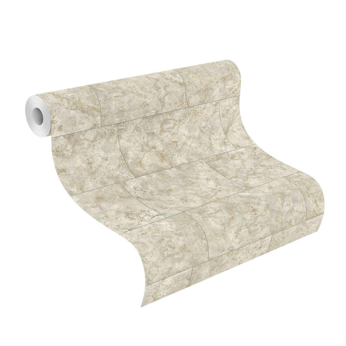 Tapete Luxora Grau - Grau, Natur, Textil (600/53cm) - Tesa