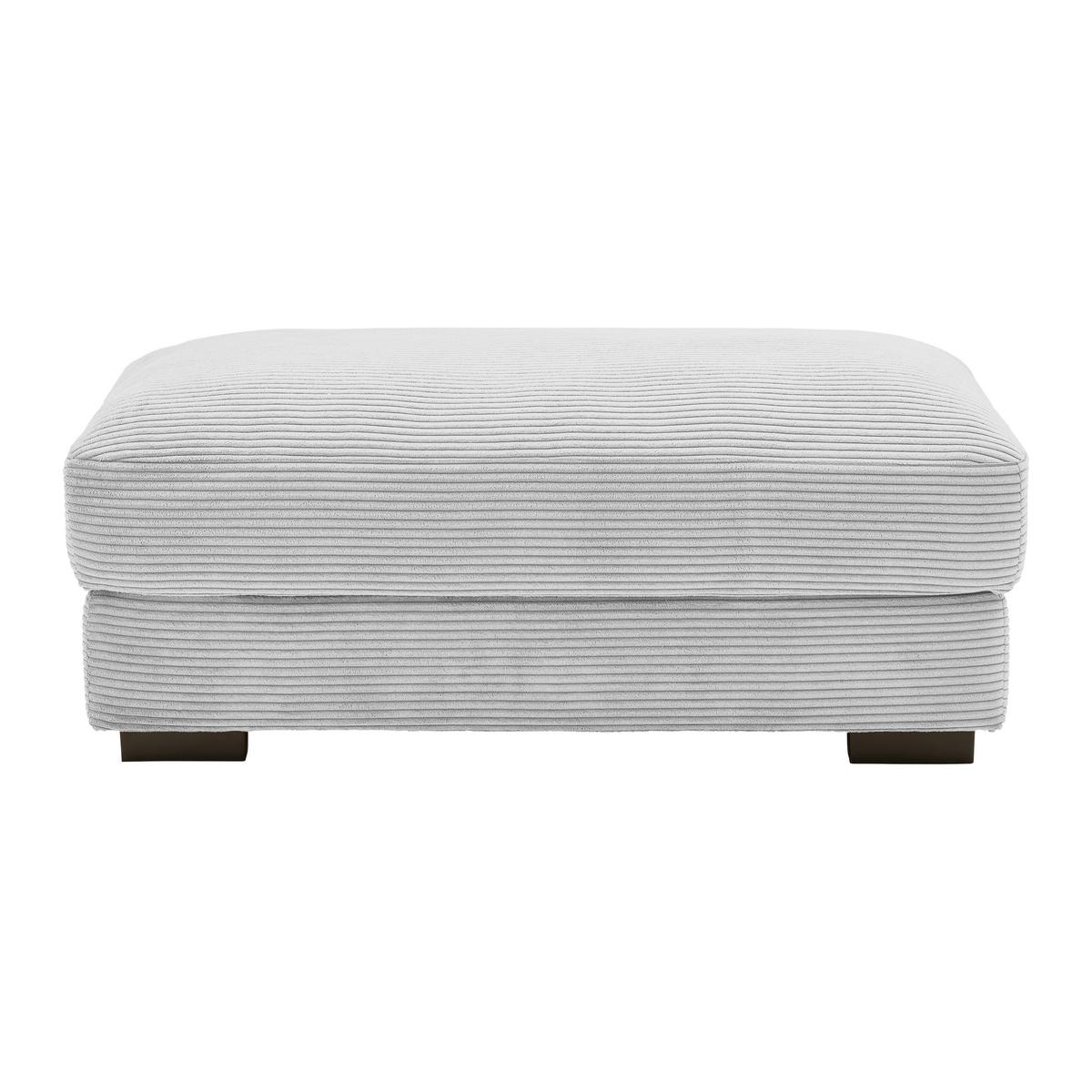 Hocker Pedro Hellgrau - Hellgrau, MODERN, Textil (60/46/110cm) - Mömax