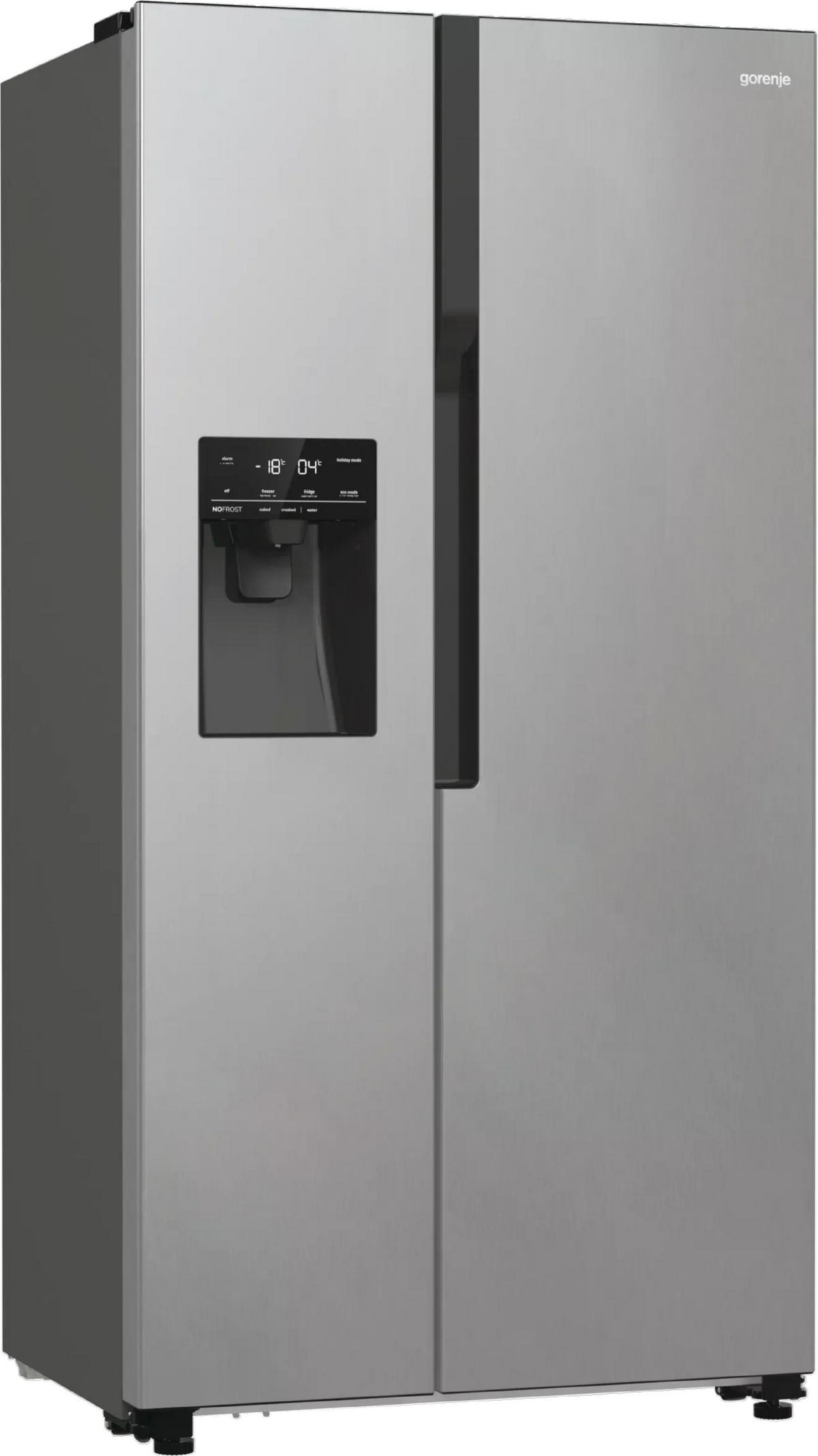 Kühl-Gefrier-Kombination NRR9185ESXL, Side by Side - Edelstahlfarben, MODERN (91,5/178,6/69,8cm) - Gorenje