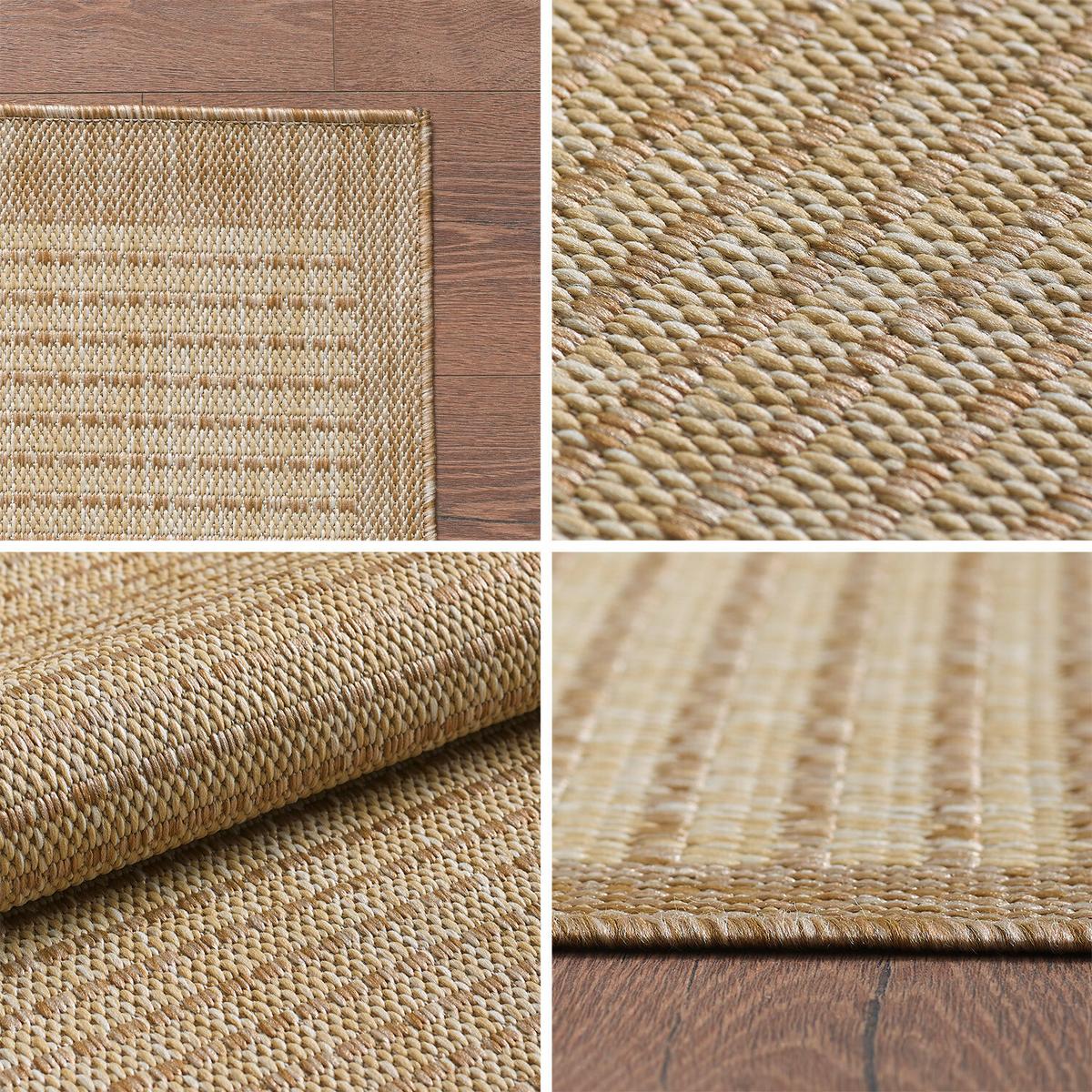 Outdoorteppich Giza Beige ca. 140x200cm - Beige, Basics, Textil (140/200cm) - Novel