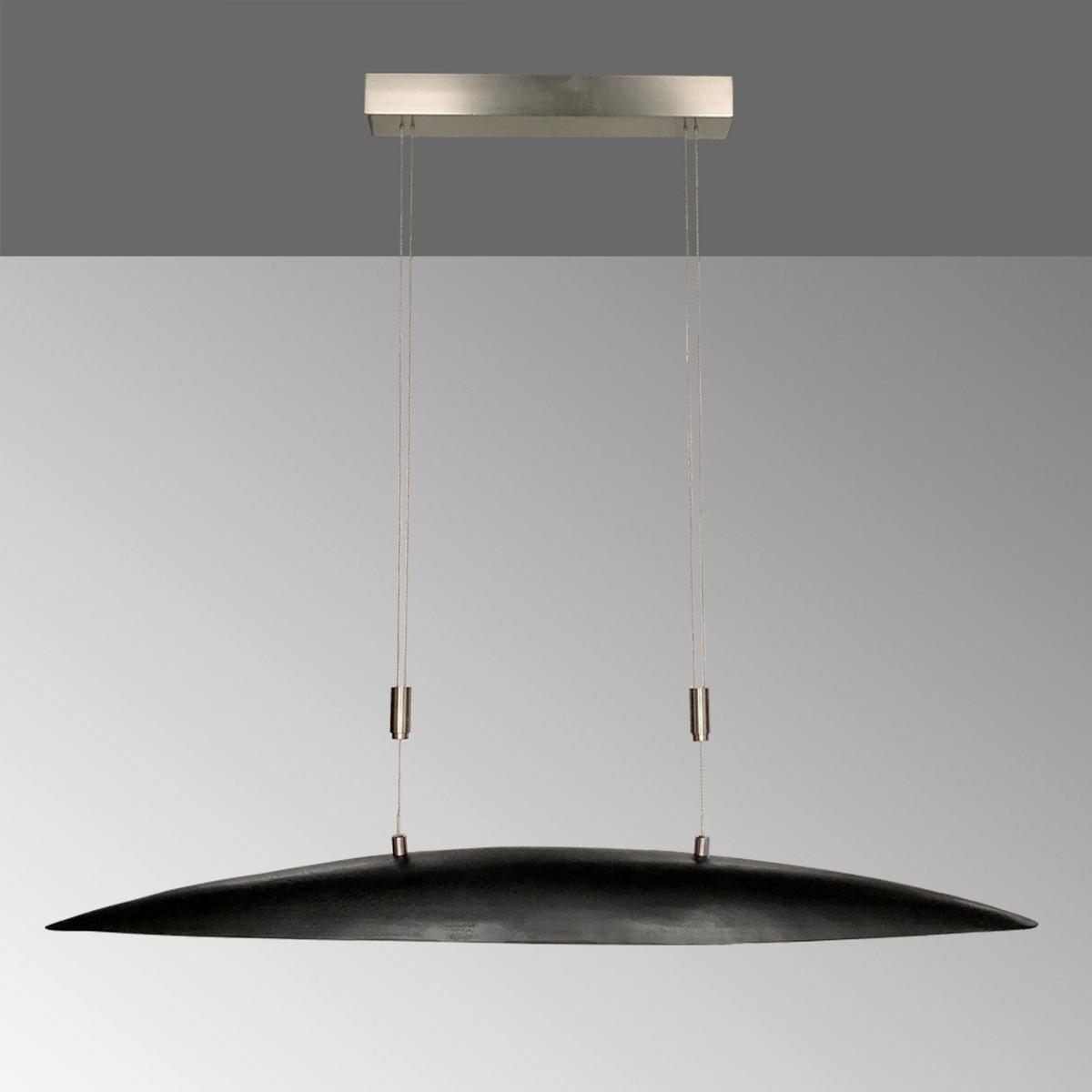 LAMPA WISZĄCA COLMAR 60632 - czarny/kolor niklowy, Design, metal (105cm) - Fischer & Honsel
