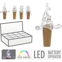 LED-es Üvegzáró 4 Féle Minta - Basics, műanyag (4/4/8cm)