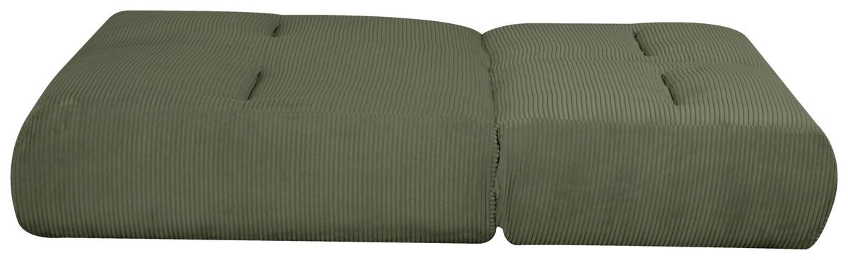 Zofa Luna, Olivno Zelena, Funkcija Ležišča - olivno zelena , Design, tekstil (159/88/160cm) - Livetastic