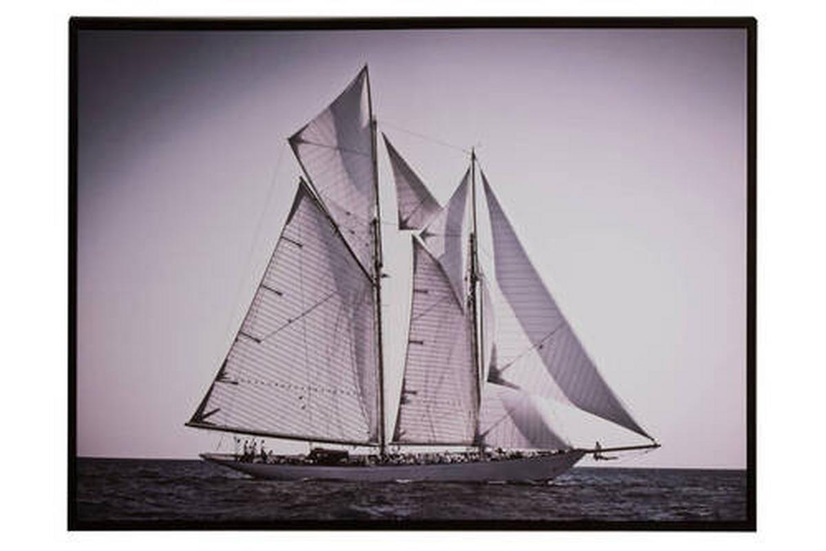 OBRAZ 92412 - czarny/biały, Trend, materiał drewnopochodny/drewno (77/57cm)