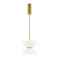 Pendelleuchte Mod178pl-L11g3k - Weiss/Goldfarben, Design, Metall (22/350cm) - MAYTONI