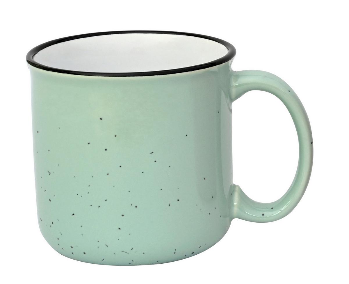 Kaffeebecher Tina in Mintgrün - Mintgrün, KONVENTIONELL, Keramik (8,8/8,5cm) - Based