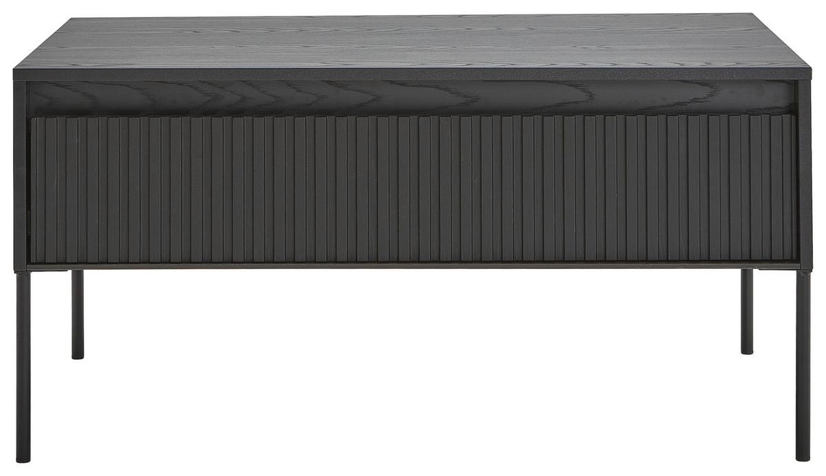 STOLIK KAWOWY NOTO -HOM IN- - czarny, Trend, materiał drewnopochodny/metal (100/70/50cm) - Hom`in