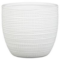 Kaspó Átm.: Kb. 19cm - fehér, kerámia (19cm)