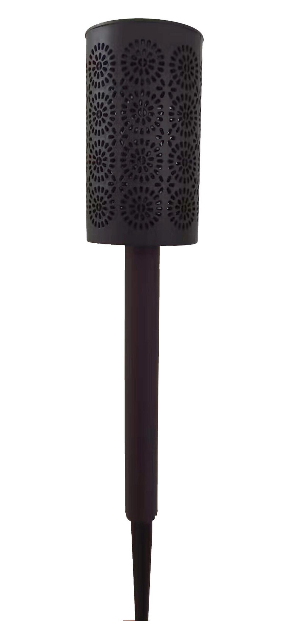 Solarleuchte Piti in Schwarz max. 0,06 Watt - Schwarz, Trend, Kunststoff (6,5/40cm) - Modern Living