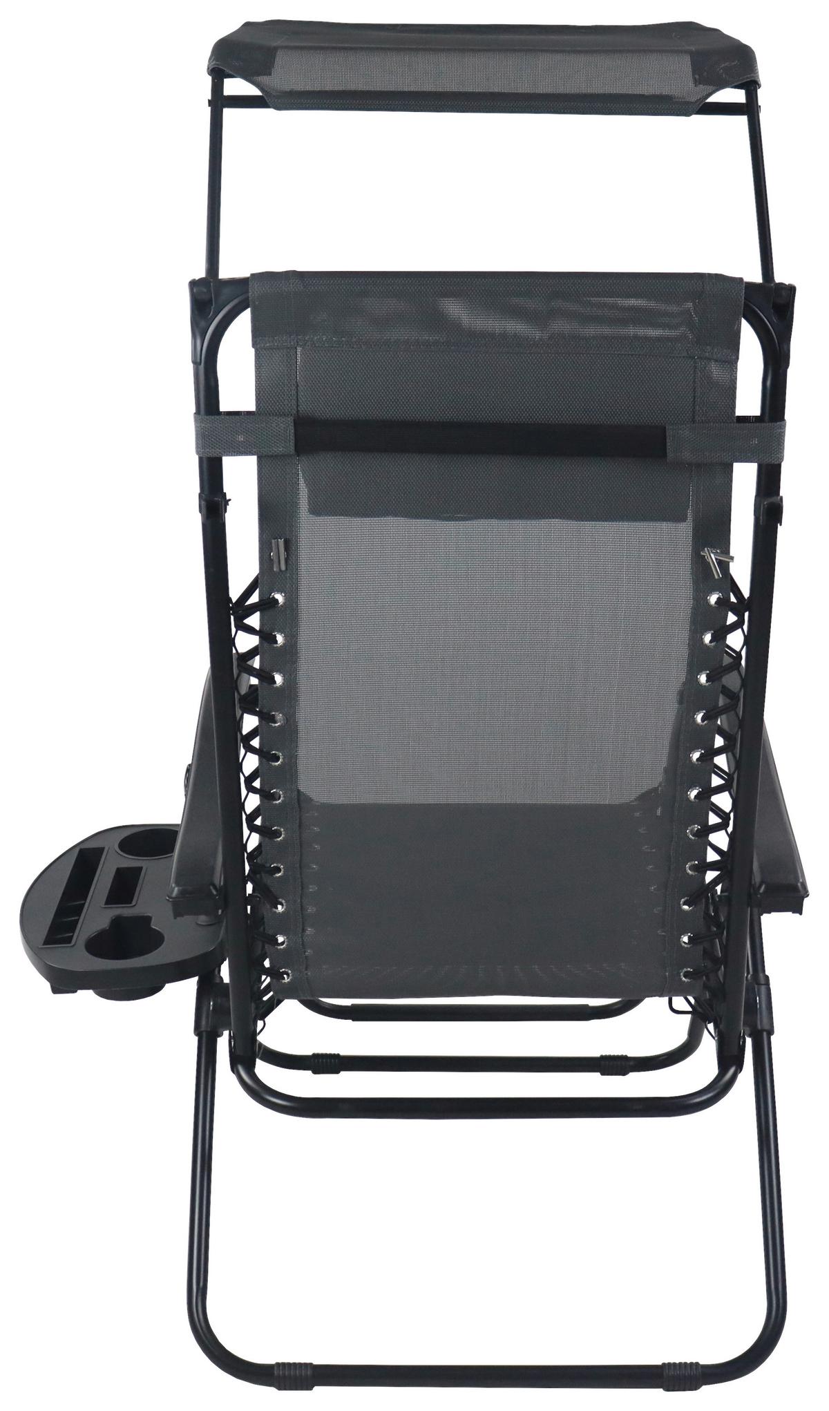 GARTENLIEGE MALTOSA XL - Hellgrau, Modern, Textil/Metall (64/133/91cm) - Gardenson