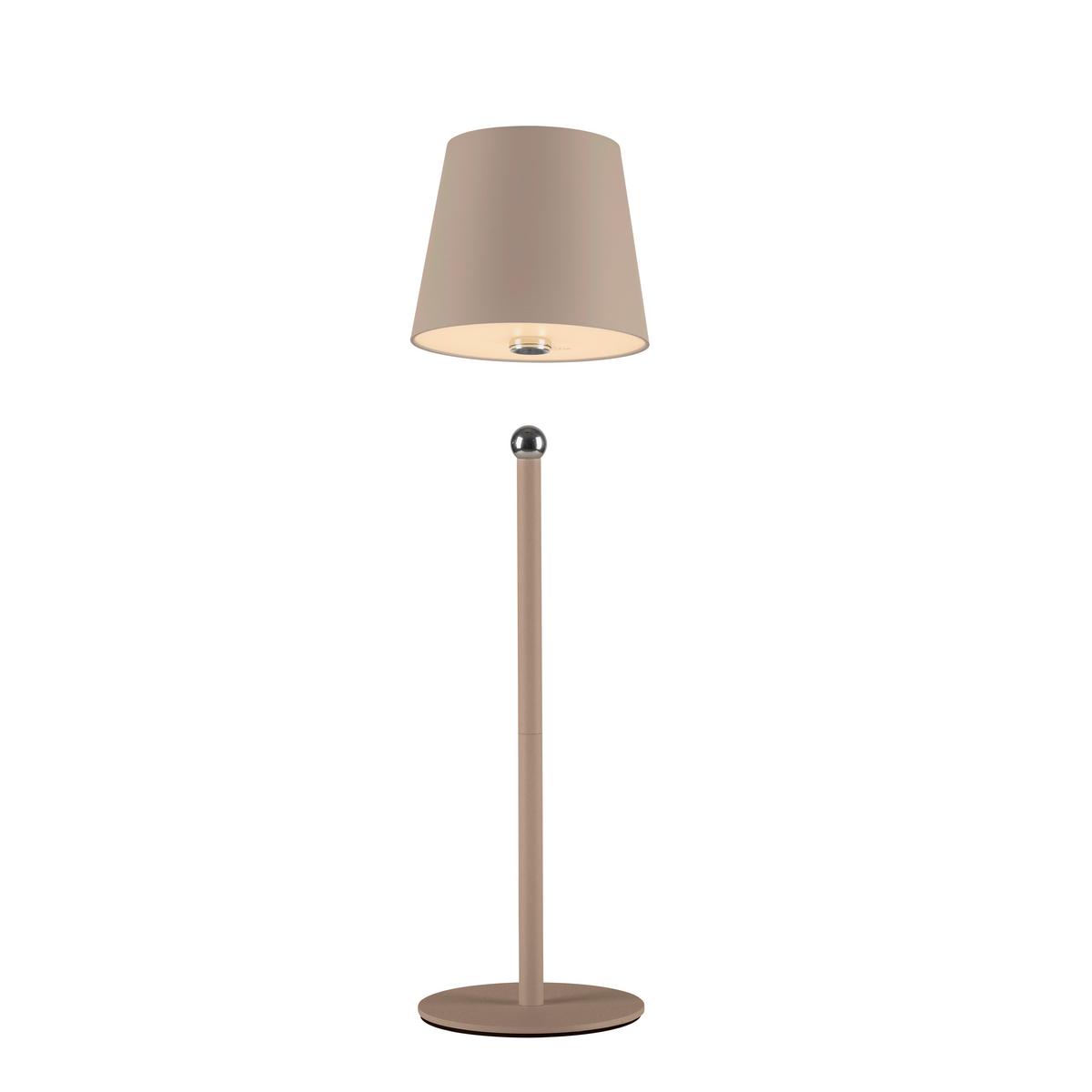 LAMPA STOŁOWA LED 19251-39 BOTERIA - kolor piaskowy, Modern, tworzywo sztuczne/metal (11/11/37cm)