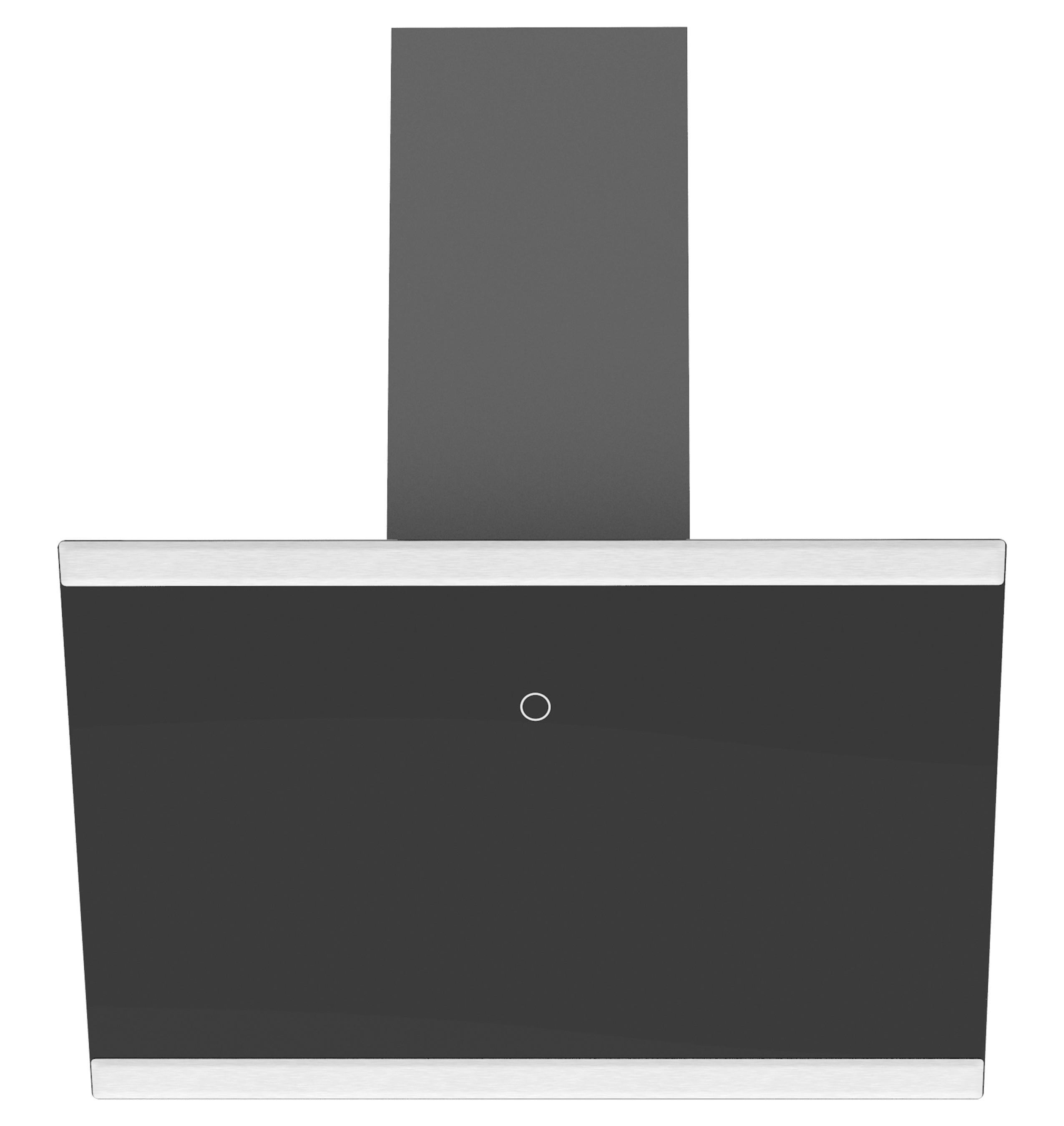 Dunstabzugshaube CH89160S-20 Schwarz - Schwarz, Trend, Glas/Metall (59,5/109,5/38,3cm) - Respekta