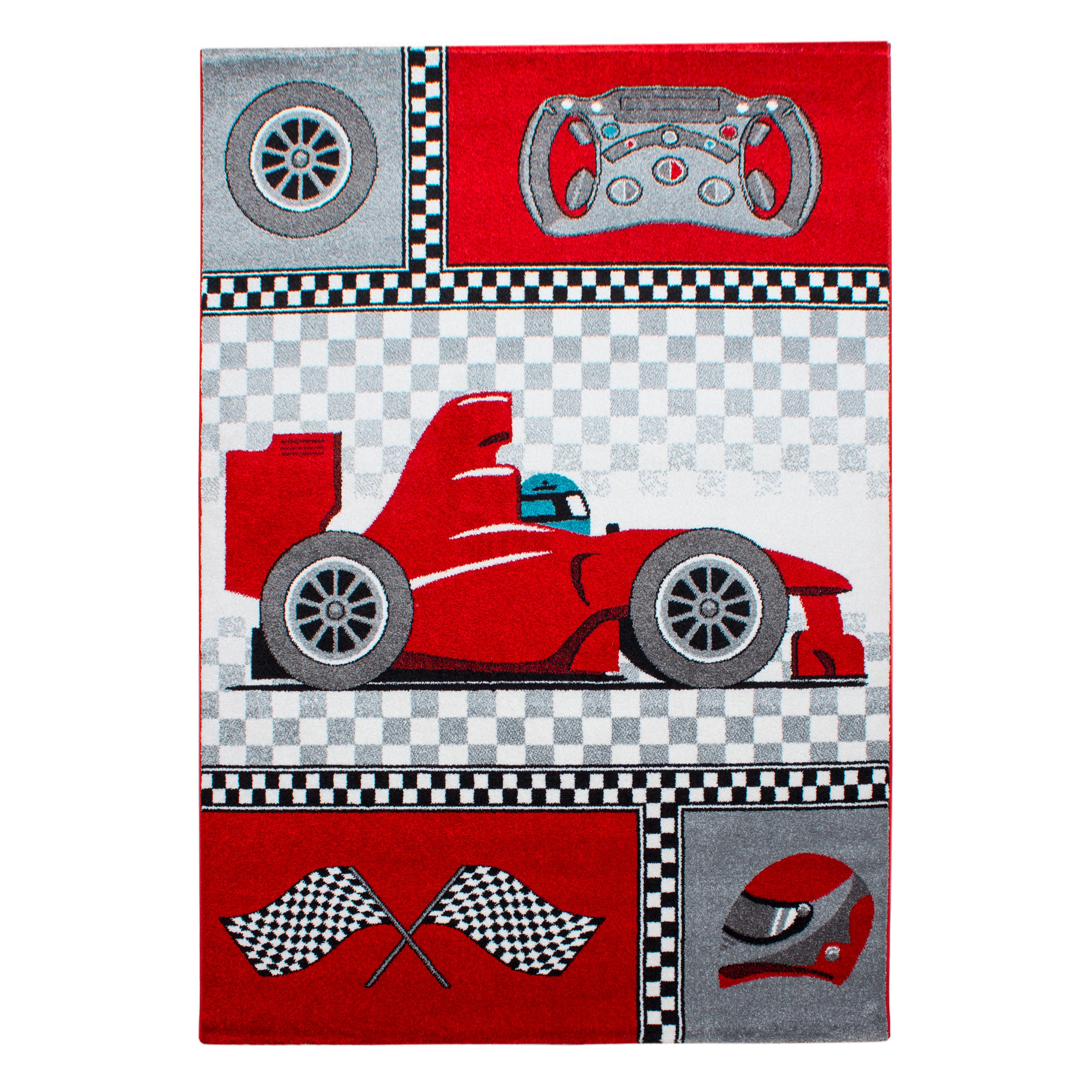 Kinderteppich Kids Rot ca. 200x290cm - Rot, Trend, Textil (200/290cm) - Ben'n'jen