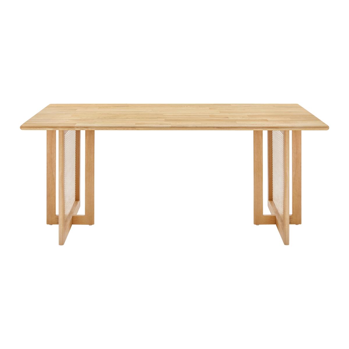 Étkezőasztal Novara - kőris, Modern, fa (180/90/76cm) - Bessagi Home