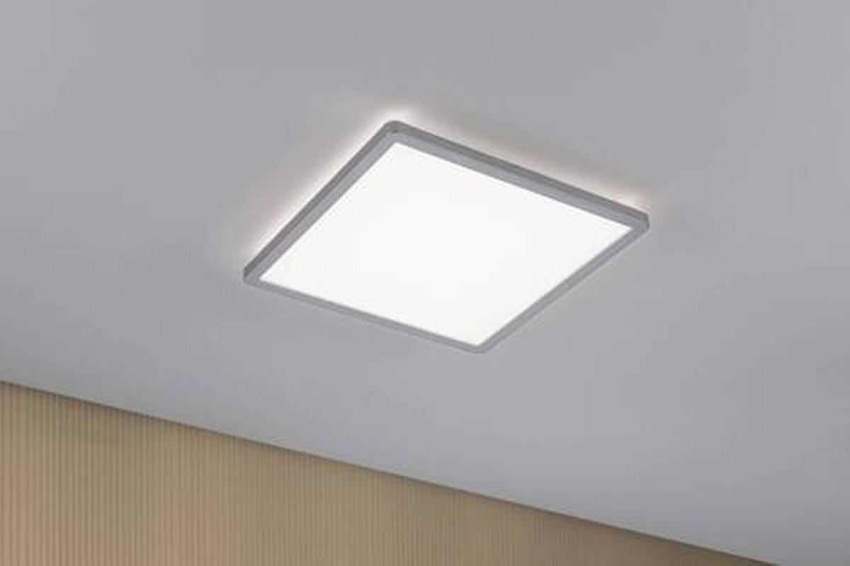 LED-Paneel in Chromfarben max. 16 Watt - Chromfarben, Basics, Kunststoff (29,3/29,3/2,8cm) - Paulmann