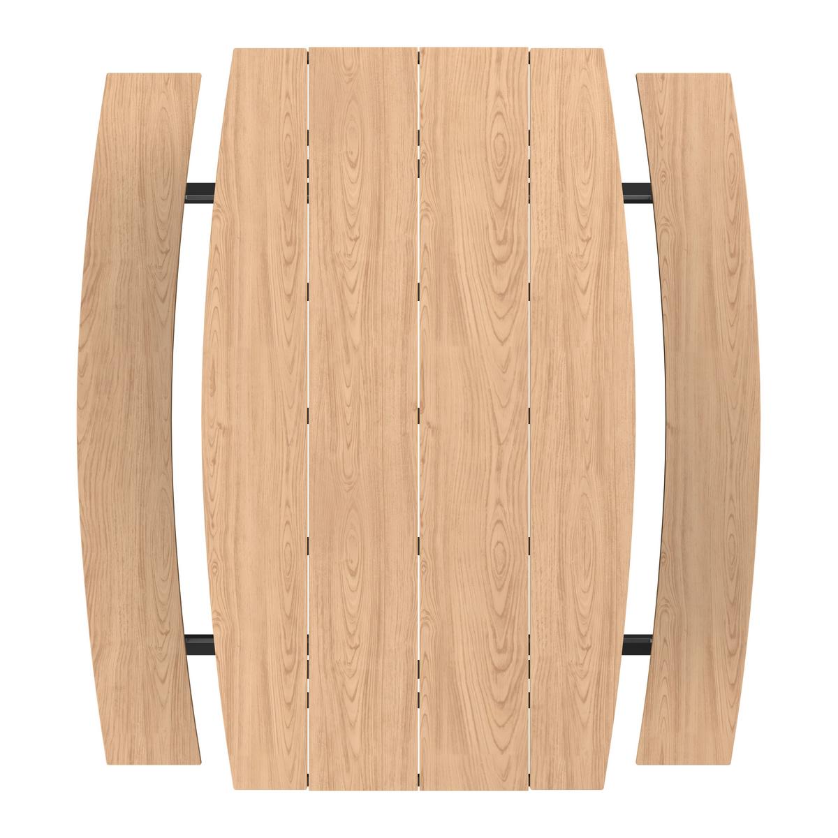 Vrtna Garnitura Manuel, Naravne Barve - naravne barve/antracit, Moderno, kovina/umetna masa (200/75/180cm)