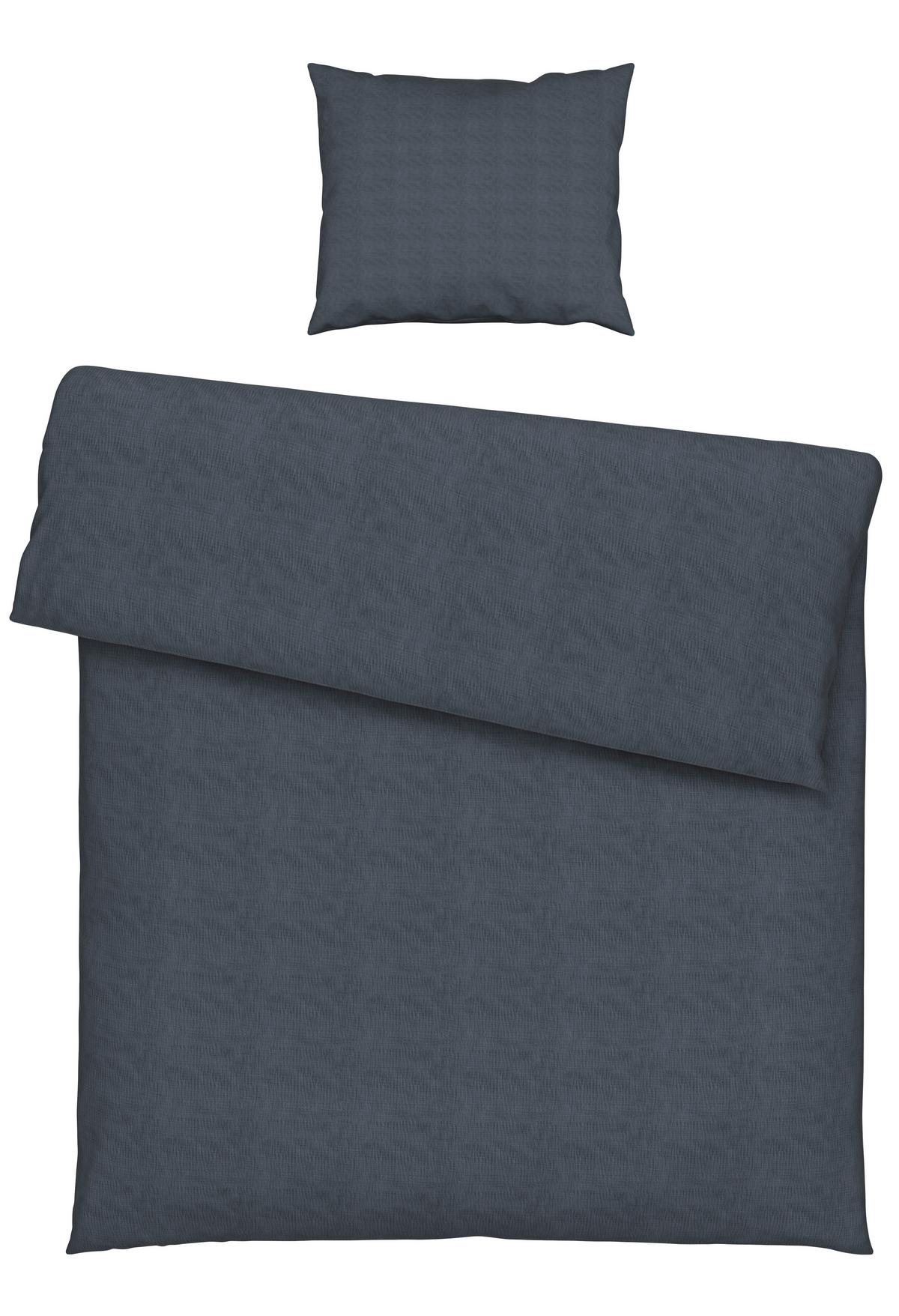 Bettwäsche Melissa in Grau ca. 160x210cm - Grau, Modern, Textil (160/210cm) - Modern Living