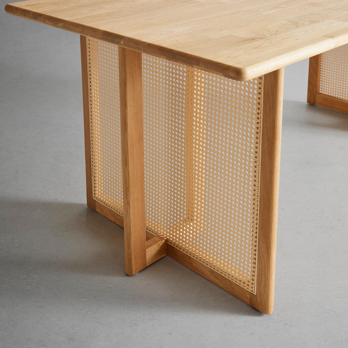 Esstisch Novara in Holz Esche massiv ca. 180x90x76 cm - Eschefarben, MODERN, Holz (180/90/76cm) - Bessagi Home