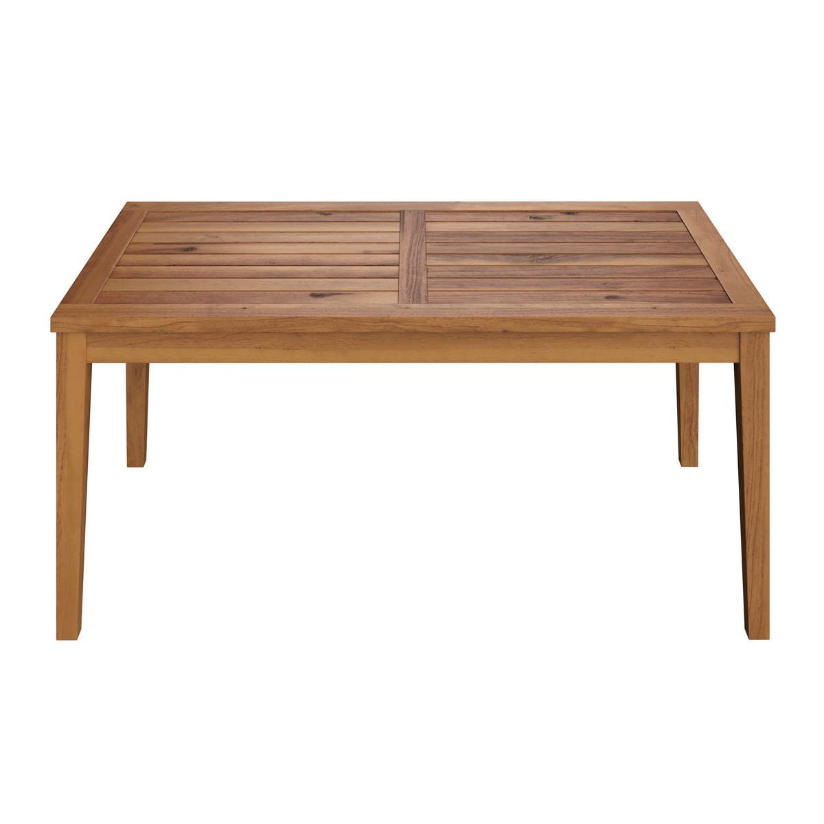 Loungegarnitur ENRICA - Schwarz/Akaziefarben, Modern, Holz/Kunststoff (120/84/70cm) - Bessagi Garden