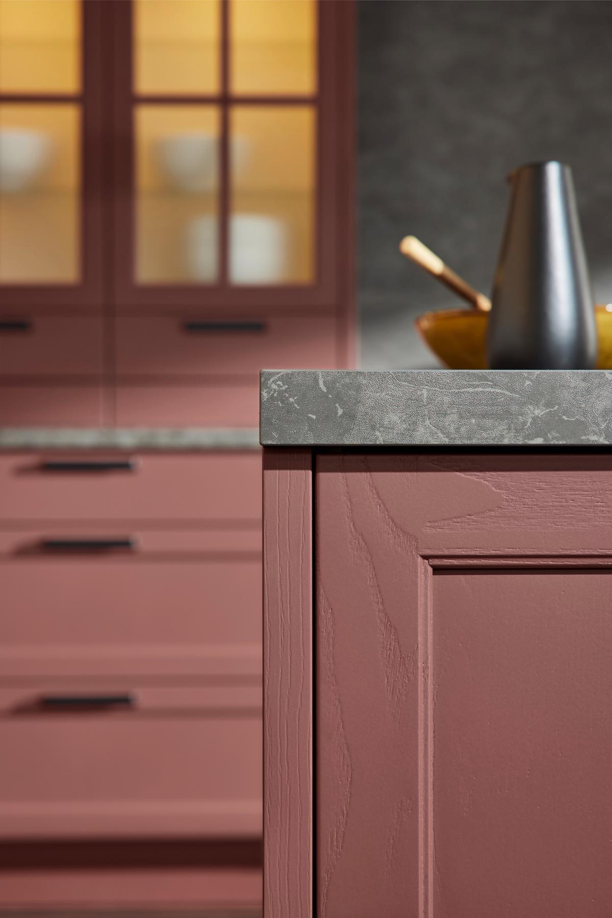 Einbauküche Lugano in Rot - Rot, MODERN, Holzwerkstoff - Nolte Küchen