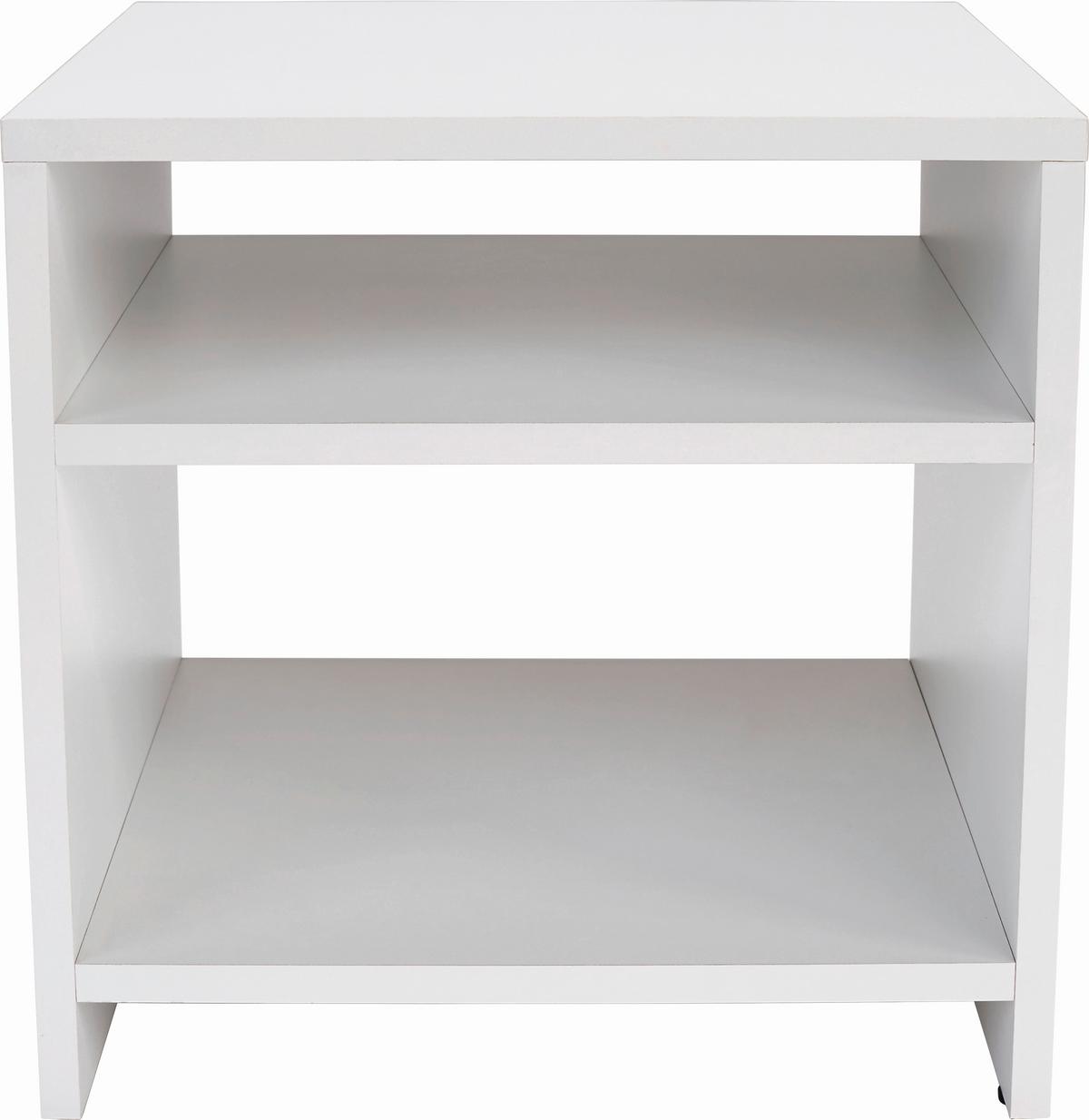 Masă auxiliară Luca - alb, Modern, material pe bază de lemn (40/40/37cm) - Based