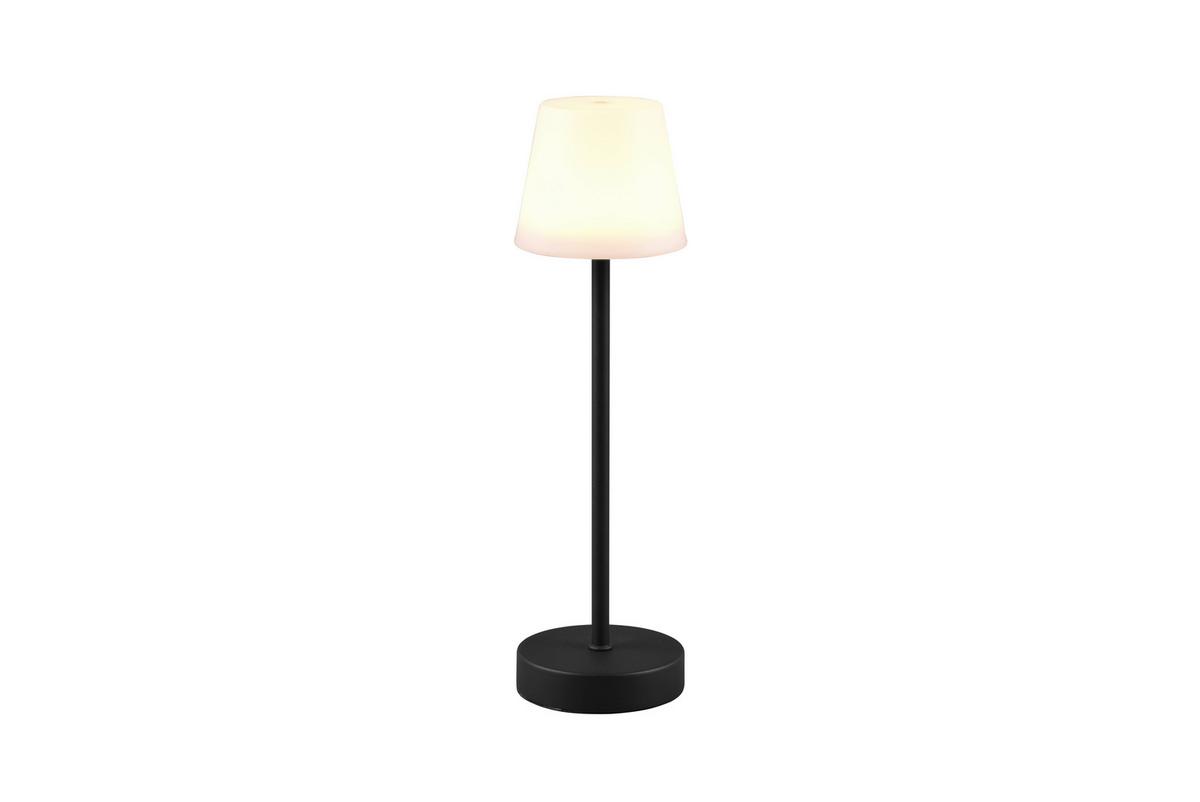 LAMPA STOŁOWA Z AKUMULATOREM R54086132 MARTINEZ - czarny/biały, Konventionell, tworzywo sztuczne/metal (11,00/39,00cm)