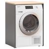 Waschmaschinenschrank SOLEA Anthrazit ca. 67x96x60cm - Eichefarben/Anthrazit, MODERN, Holzwerkstoff (67,1/96/60cm) - MID.YOU