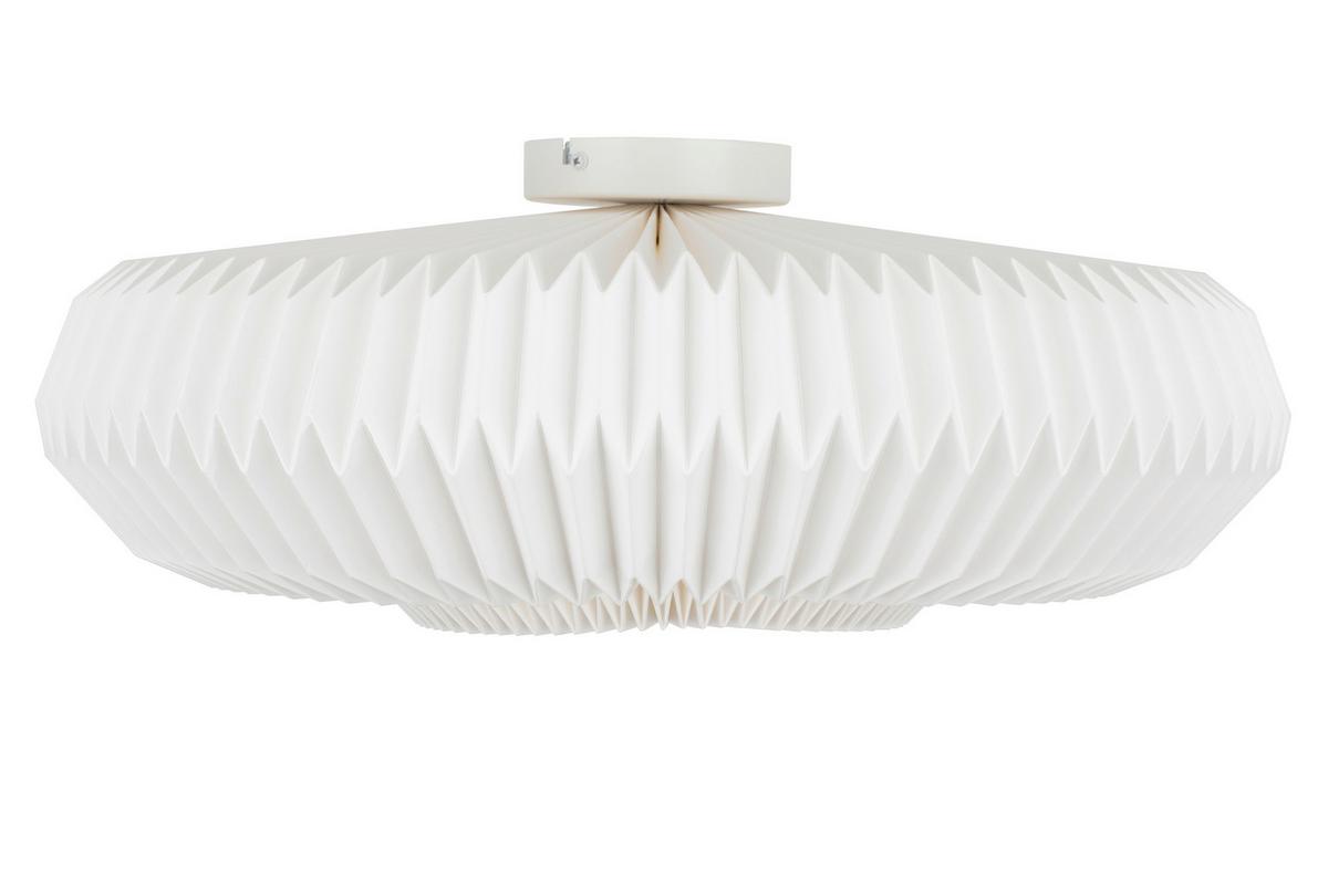 LAMPA SUFITOWA KRISTA - biały, Design, metal/papier (18/25cm) - Collet's Monde
