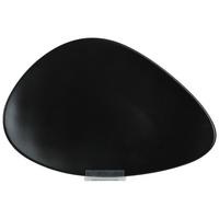 Lapostányér Melly - fekete, Modern, kerámia (35,2/23,1/3cm) - Premium Living