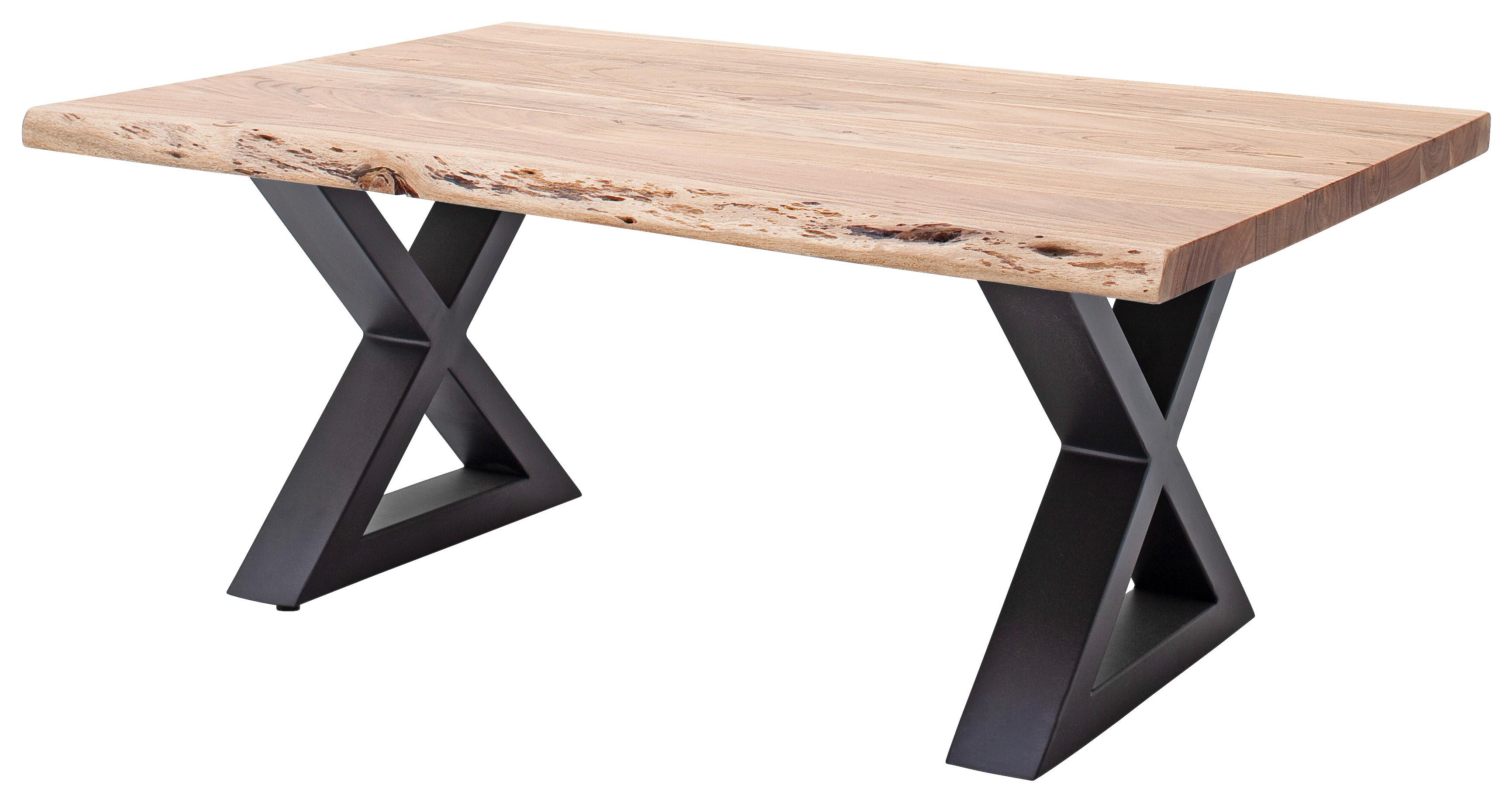 Couchtisch Cartagena Anthrazit/Ahornfarben - Anthrazit/Ahornfarben, MODERN, Holz/Metall (110/70/45cm) - Mömax