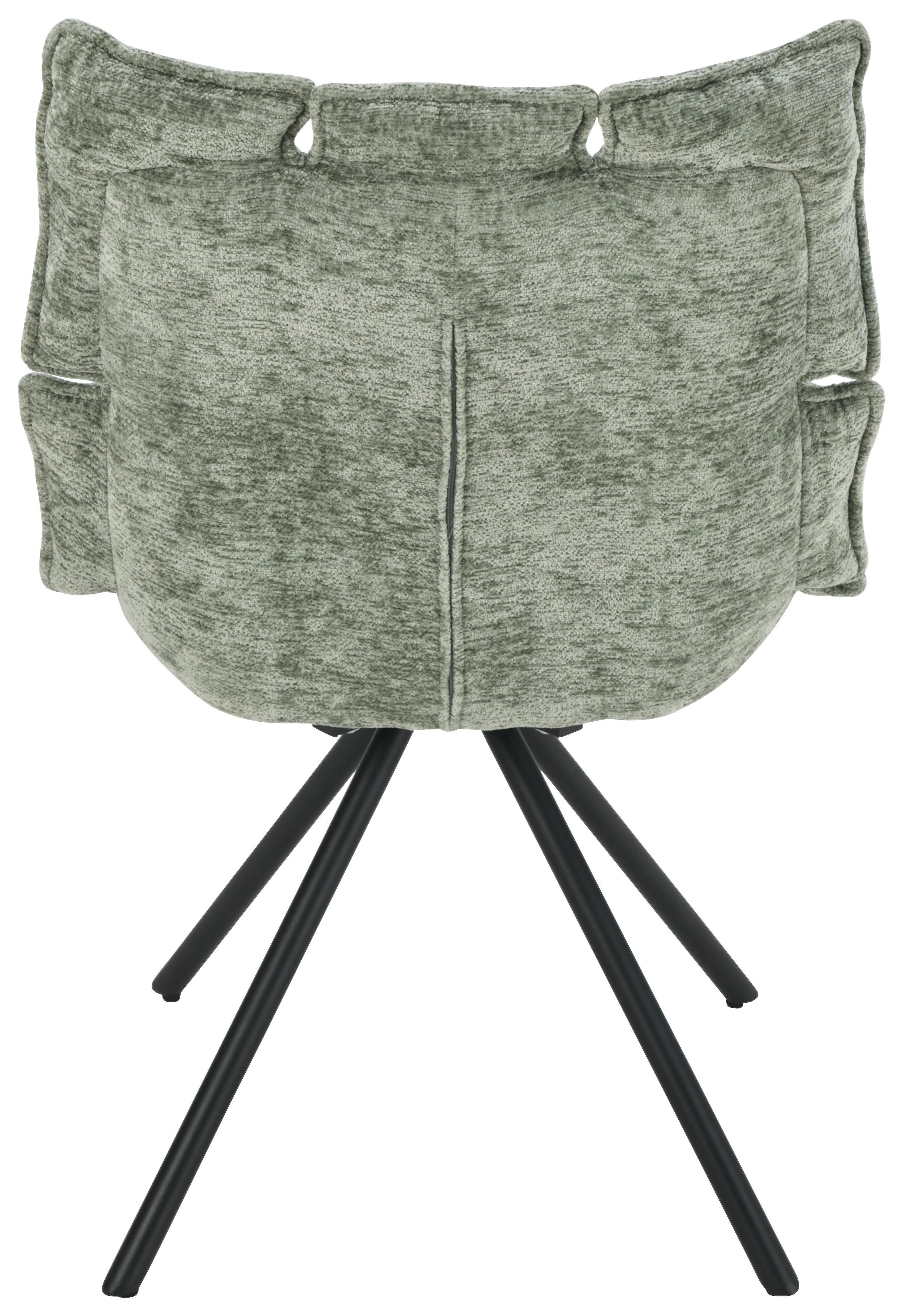 STOL CARLA - mintgrön/svart, Trend, metall/trä (60/92/66cm) - Mömax