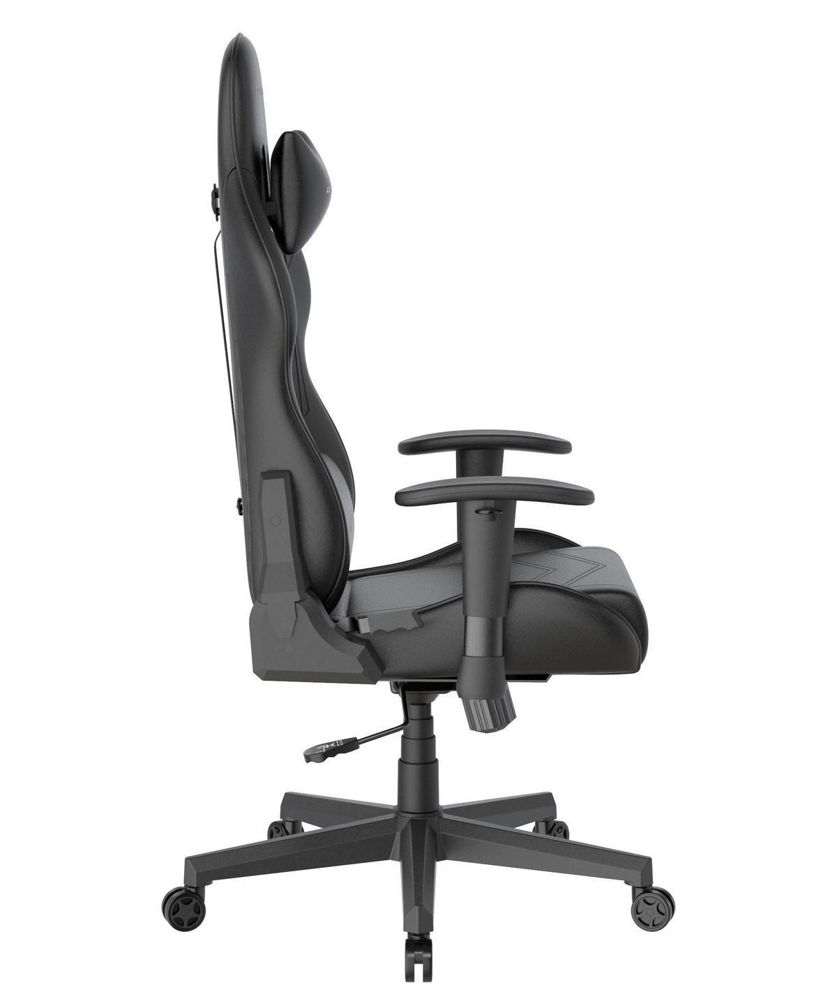 Gamingstuhl Prince Schwarz - Schwarz, KONVENTIONELL, Kunststoff/Textil (70/132/70cm) - Dxracer