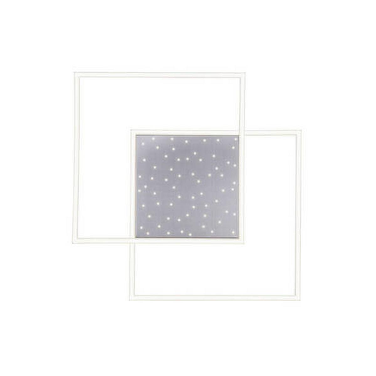 LED-Deckenleuchte Yuki in Grau max. 57 Watt - Grau, Design, Metall (67/67/5cm) - Paul Neuhaus