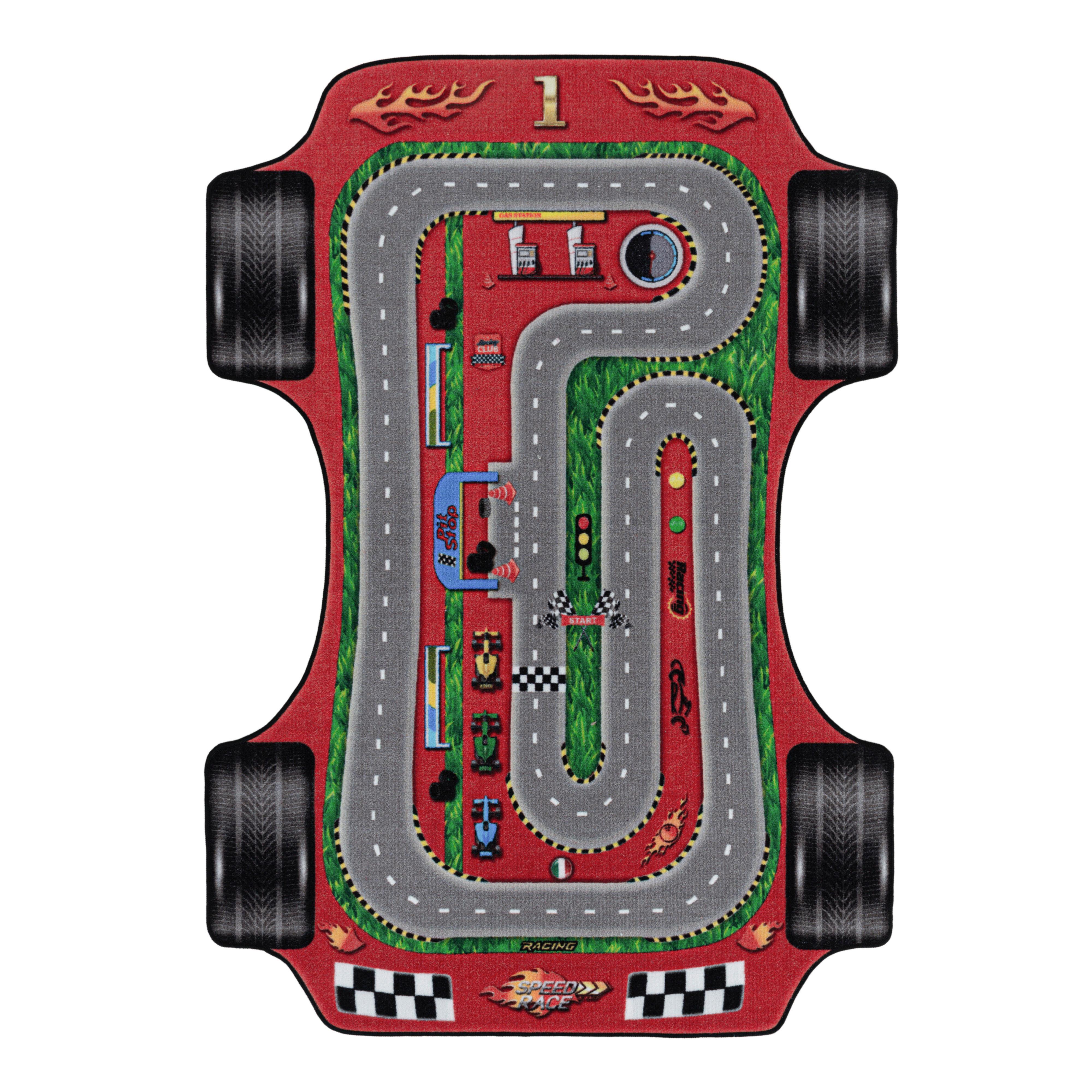 Otroška Preproga Play 2907, Rdeča, Ca. 120x170cm - rdeča, Trend, tekstil (120/170cm)