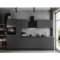 Kuhinjski Blok Z Aparati Oliver, 310cm - srebrne barve/siva, Design, kovina/leseni material (310cm) - Respekta