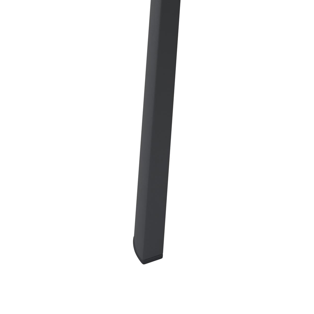 FOTEL SZTAPLOWANY AMPUERO - ciemnoszary, Modern, metal/tkanina (56.6/88.5/61.5cm) - Ambia Garden
