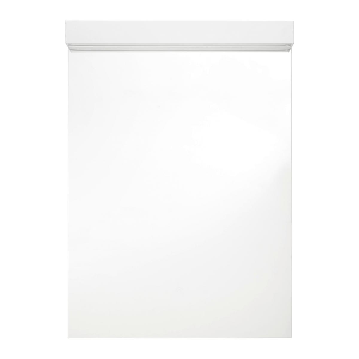 LUSTRO ŁAZIENKOWE ROMANO - kolor srebrny, Modern, metal/szkło (50/70/5cm) - Bessagi Home