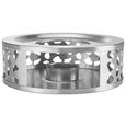 Stövchen Horst aus Metall Ø ca. 15cm - Silberfarben, Metall (15/5cm) - Premium Living Stövchen Horst aus Metall Ø ca. 15cm - Silberfarben, Metall (15/5cm) - Premium Living