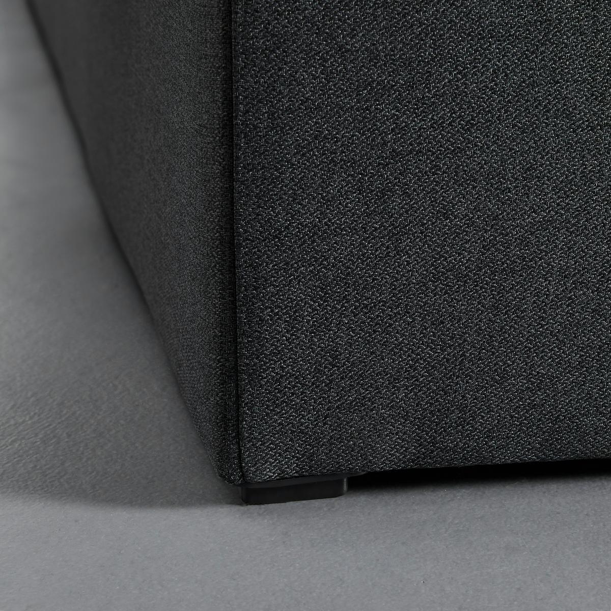 Postelja Boxspring Lucy, Temno Siva, 180x200 - temno siva/črna, Moderno, umetna masa/tekstil (180/200cm) - Bessagi Home
