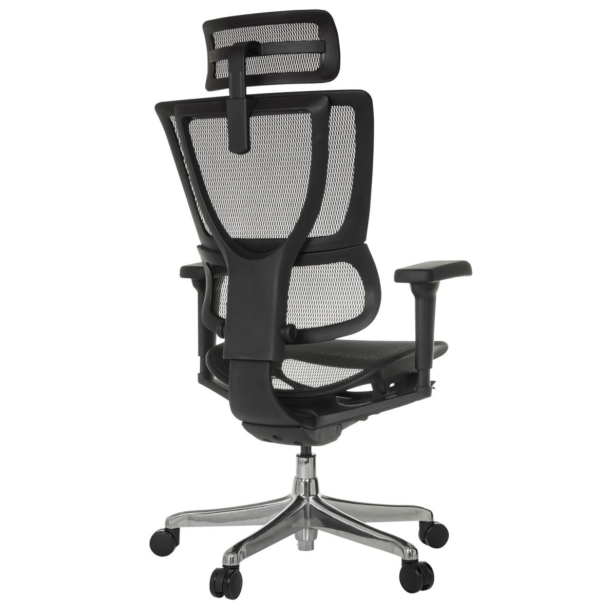 Drehstuhl Ergohuman Slim Ultra Gen 2 Schwarz - Silberfarben/Schwarz, MODERN, Kunststoff/Textil (71/135/75cm) - MID.YOU