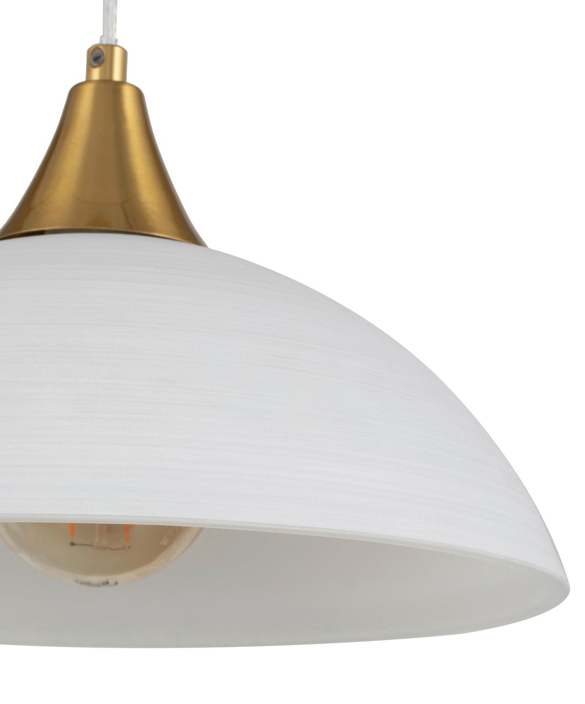 LAMPA WISZĄCA STINE - biały, Trend, metal/szkło (66/150cm) - Novel