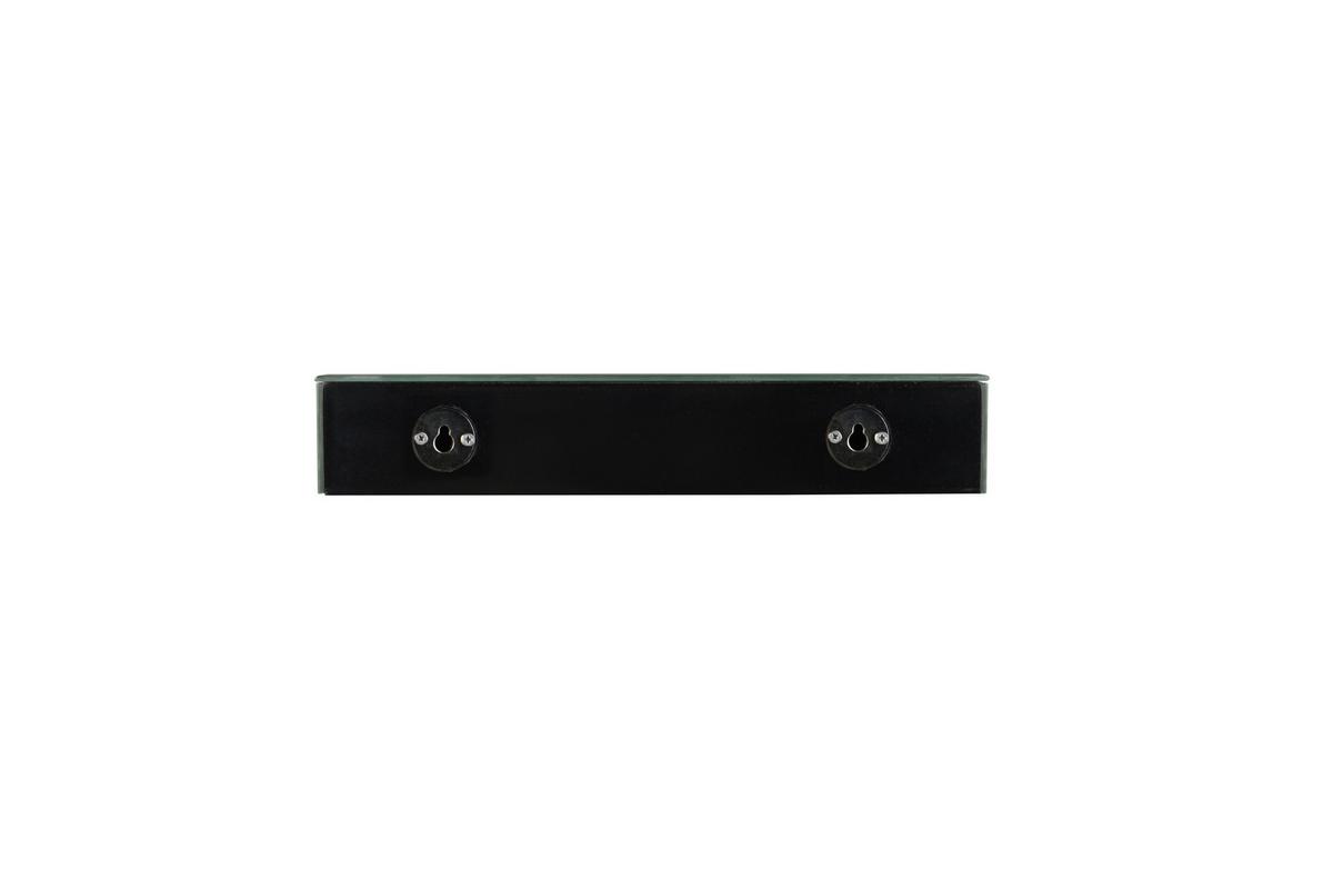 Wandboard Zoe Silberfarben - Silberfarben, LIFESTYLE, Glas/Kunststoff (30/5,5/15cm) - Mömax